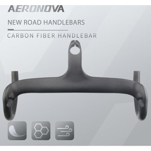 No Logo Bicycle Handlebar 400/420/440mm carbon handlebars handlebar integrated road bike integrated handlebars