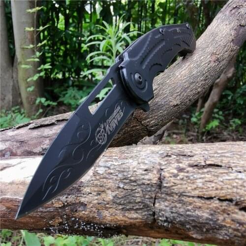 8CR13Mov stainless steel folding knife, lifesaving knife, pocket knife, outdoor camping, barbecue tool, sharp and durable