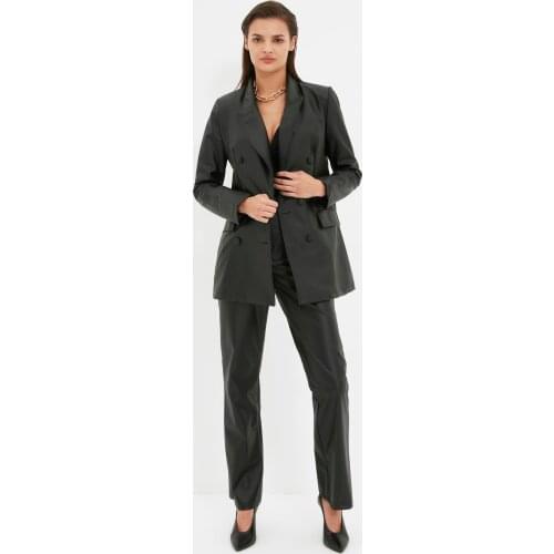 TRENDYOLMİLLA Women's Leather Jackets