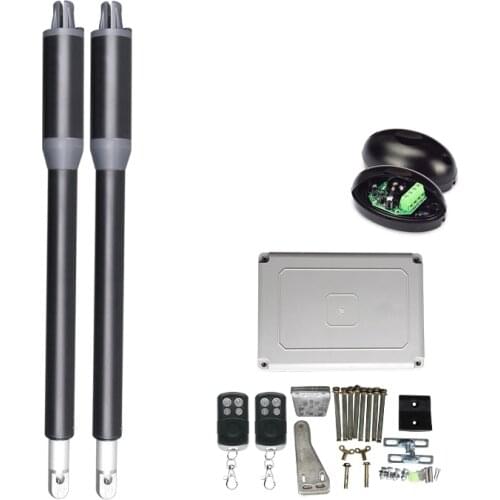 Easy opener electric automatic dual arms swing gate opener 200KG weight with transmitters and photocell