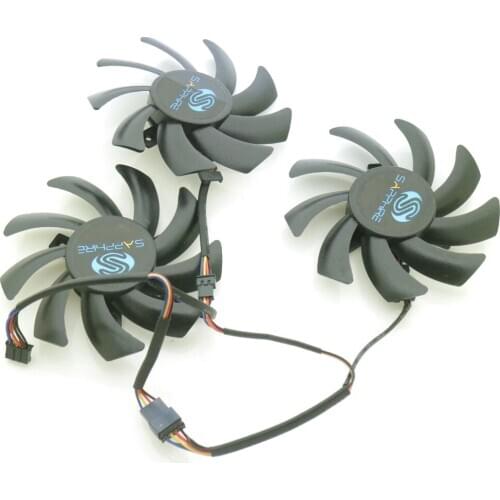 FDC10H12S9-C 85mm DC12V 0.35A 4Pin Video Fan For Sapphire R9 280X 290 290X 390 390X Vapor-X OC TOXIC Fan