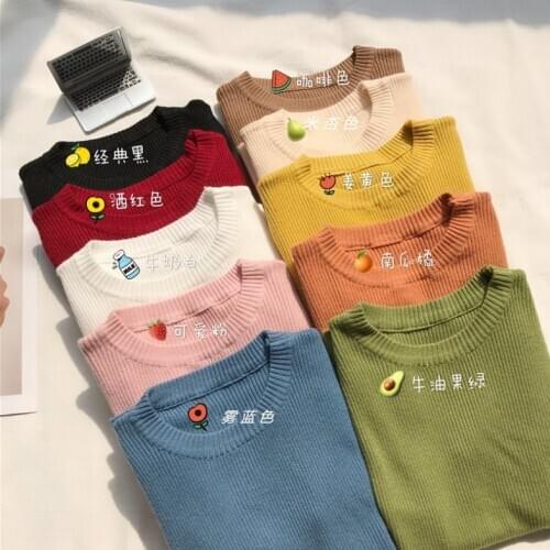 2020 Summer New Women Short Sleeve O-neck Solid Slim Knitted Sweaters Summer Casual T Shirt Sweater 10 Colors