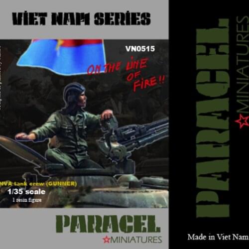 1/35, NVA tank crew, Resin Model Soldier GK, Vietnam War, Unassembled and unpainted kit