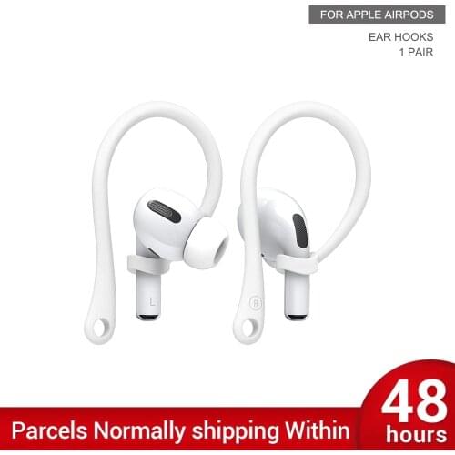 1 Pair Ear Hook Soft Silicone TPU Protective Earhooks Anti-lost Earhooks Earphone Holder for Apple AirPods Pro Air Pods 1 2 Pro