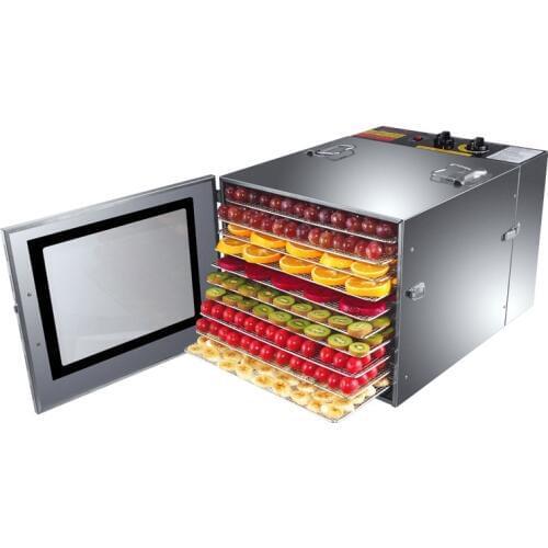 10-layer Commercial Dehydrator For Fruit Food Drying Machine Dryer Fruit Vegetable Beef Seafood Dehydrator LT-01