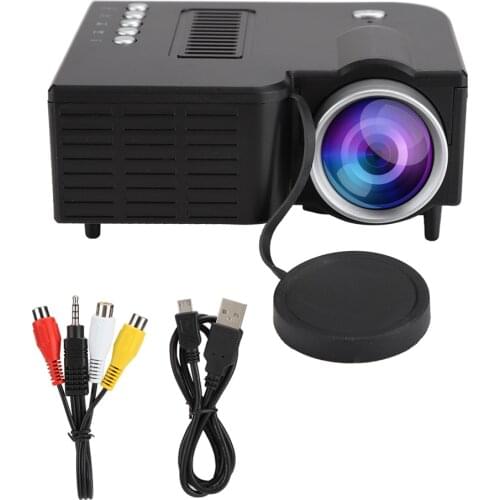 1920X1080 Full HD Mini Portable Projector Support MKV / AVI / MOV / MP4 / TS / ASF / FLV / PMP