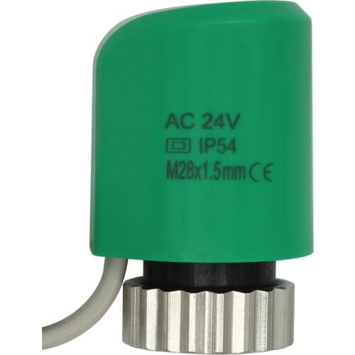 24v NO NC M28X1.5 normally open closed electric thermal actuator for manifold underfloor heating thermostat system radiator