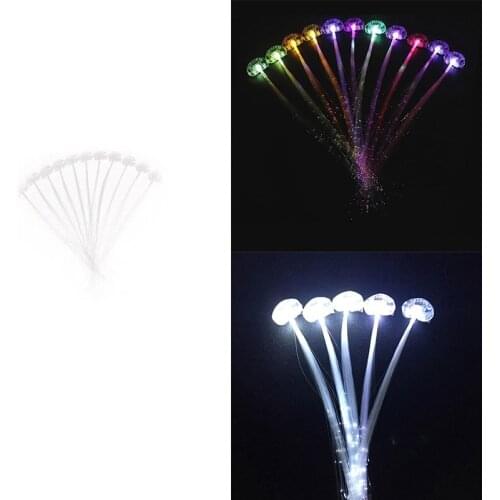 30Pcs Party Hair Light Christmas Luminous Led Hair Clip Accessory Gifts for the Christmas Glow Hair Braid Headband