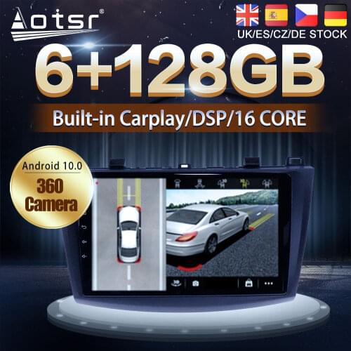 Android 10 128G For Mazda 3 2 2009 2010 2011 2013 DVD GPS Navigation Auto Radio Stereo Video Multimedia Player HeadUnit 2din