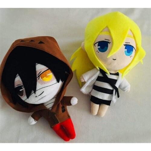 Anime Angels of Death Rachel Isaac Zack Ray Cosplay Plush Mini Toy Cute Soft Doll 23cm Xmas Gifts New