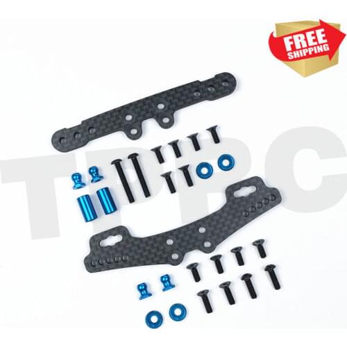RC radio control car TP TAMIYA XV01 Carbon fiber shock tower rear and front option upgrade parts
