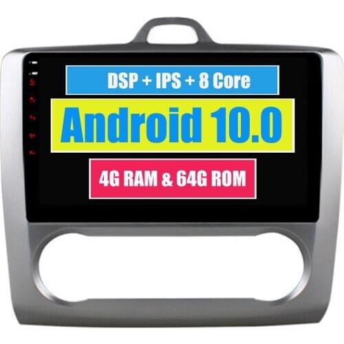 RoverOne Car Multimedia Player For Ford Focus 2007 - 2011 Android 10 Radio Stereo Media Styling Accessories Spare Parts DSP
