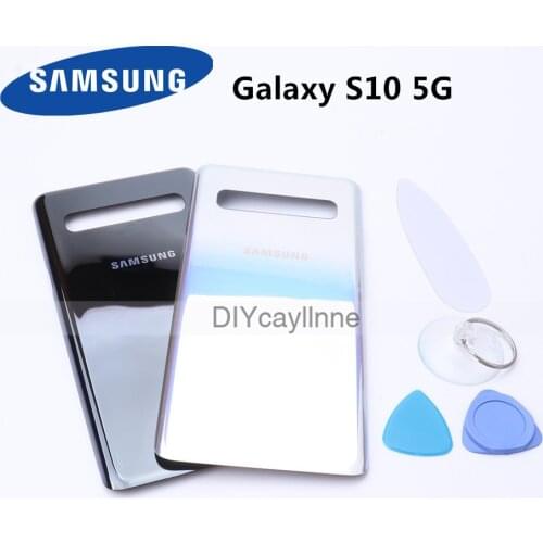 Original Samsung Housing Back Cover Cases For SAMSUNG Galaxy S10 5G Version Phone Rear Battery Door With Tools