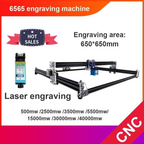 CNC 6565 Woodworking Engraving Machine & Laser Engraving Machine DIY Mini CNC Machine Milling Machine