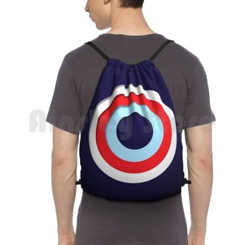 Captain Mod Backpack Drawstring Bag Riding Climbing Gym Bag Mod Mod Target Superhero Modernist British England
