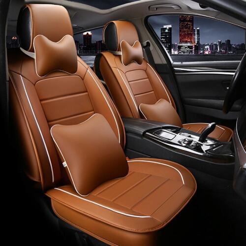 Wenbinge Leather car seat covers for nissan qashqai j10 almera n16 note x-trail t31 patrol y61 tiidacar accessories car-styling