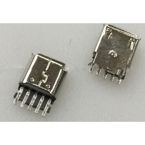 MICRO 5P weld TYPE female plug , Tail Charging socket,new and original