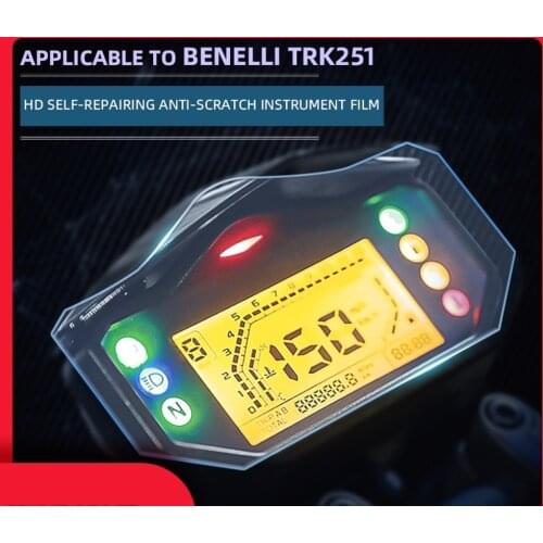 Motorcycle Speedometer Scratch Proof TPU Protection Film Dashboard Screen Instrument Film for Benelli TRK 251 Benelli TRK251