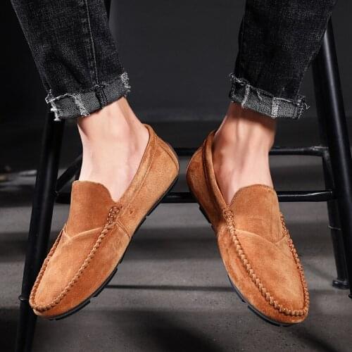 New Spring and Summer Mens Peas Shoes Ins Casual Personality Classic Trend Lazy Pedal All-match Mens Shoes Mens Loafers Shoes