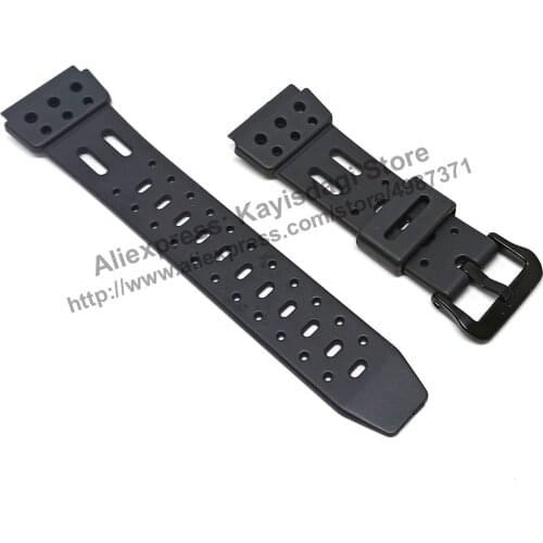 Original Casio SDB-600 , SDB-610 Yacht Timer Watch Band Strap - 22mm Black Rubber NOS