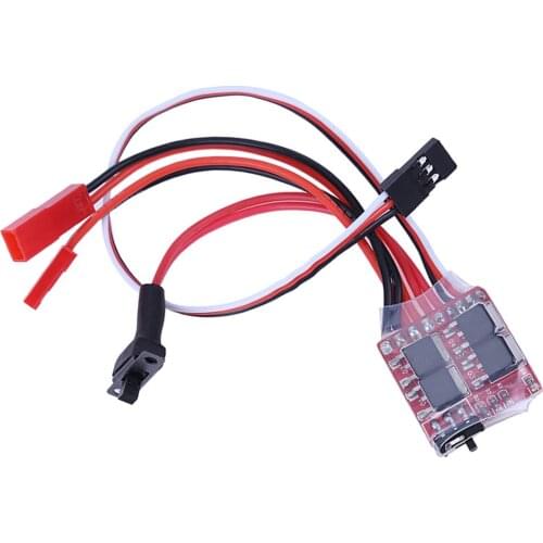 ESC 20A Brushed Motor Speed Controller with Brake for RC Car Boat Tank RC Model Vehicle Accessory