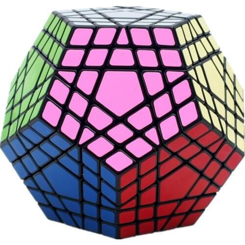 Shengshou Wumofang 5x5x5 Magic Cube Megaminx Gigaminx 5x5 Professional Dodecahedron Cube Twist Puzzle Learning Educational Toys