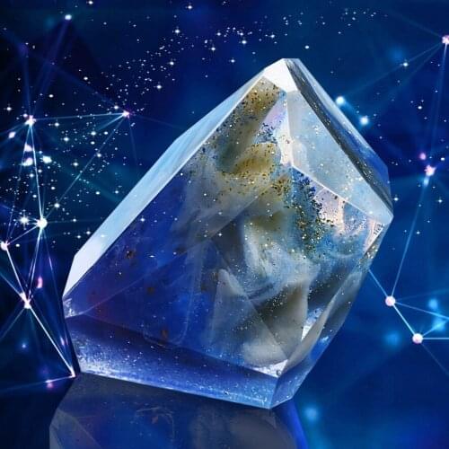 Silicone Resin Geometric Mold Ornament Mould Handmade Craft Tools for DIY Soap Making Jewelry Handmade Gem Flexible Diy 3 Pcs