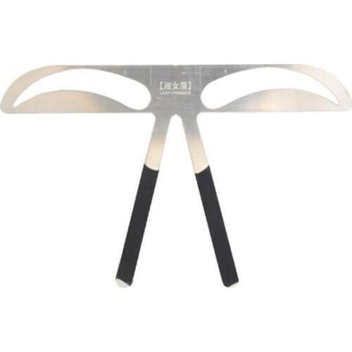 Tatoo Shaper Permanent Makeup Eyebrow Easy To Use Eyebrow Stencil Makeup KIt DIY Template Stencil Shaping Tool-lady eyebrow