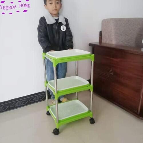 Three layer Soilless Cultivation Support Shelf Seedlings Sprout Tray Bracket Hydroponic Bean Vegetable Garden Nursery Pot