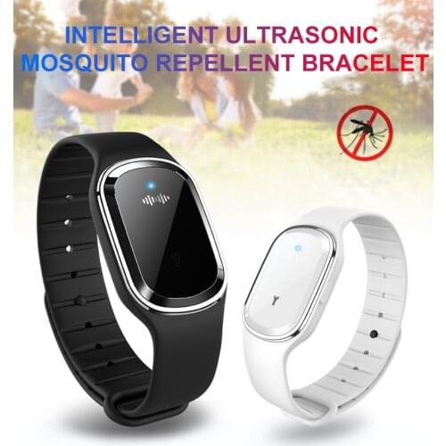 Ultrasonic Mosquito Repellent Bracelet Waterproof Pest Insect Bugs Anti Mosquito Insect Bracelet Outdoor Pregnant Kids DropShip