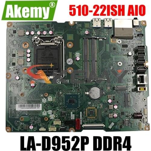 High quality For Lenovo 510-22ISH AIO Motherboard CCA11 LA-D952P 00UW358 00UW359 DDR4 MB 100% Tested Fast Ship