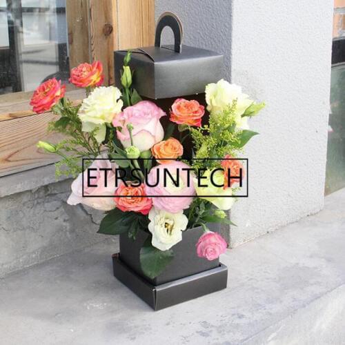 Lighthouse Box Shape Flower Box Folding Boxes Flowers Wrapping Gift Packaging for Home Christmas Decoration