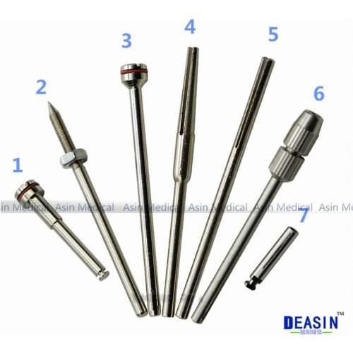 10pcs Dental dental /teeth materials domestic high-quality stainless steel holder stone needle Cloth folder Conversion head