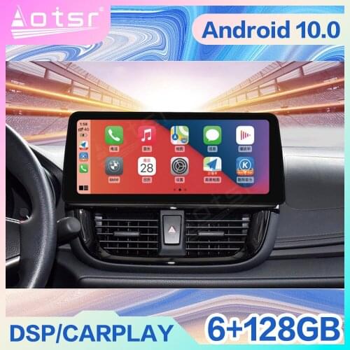 12.3'' 128G Android 10 For Toyota Vios Yaris L 2016 - 2019 Car Auto Radio Multimedia Video Player Navigation Stereo GPS HeadUnit