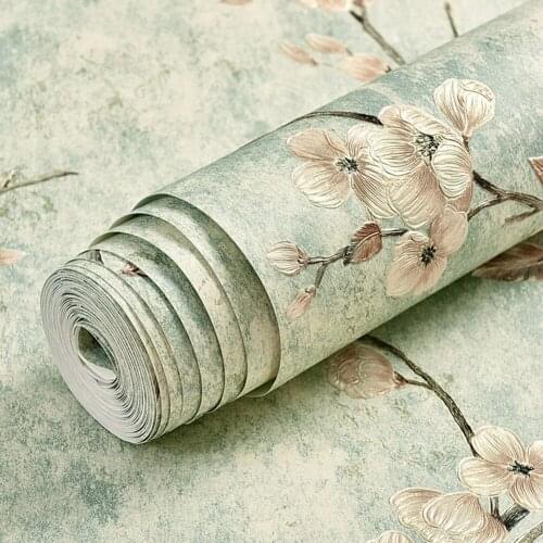 3d Embossed Floral Wallpaper for Bedroom Living Room Walls Mural American Rustic Flower Wall Paper Home Decor