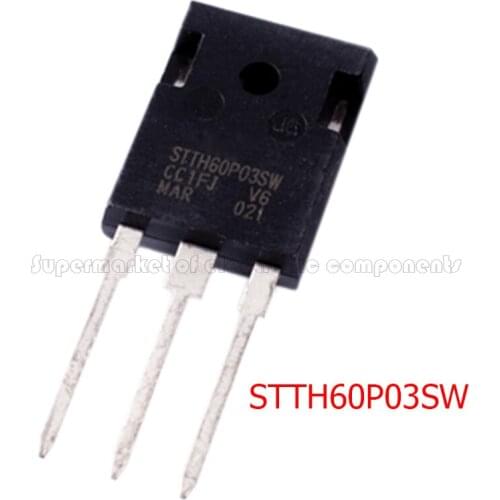 5PCS STTH60P03SW TO-3P STTH60P03 TO247 60P03SW TO-247 60P03 New BXV