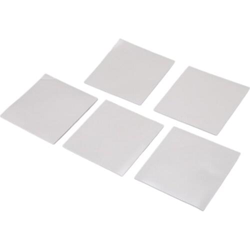 5Pcs Thermal Conductive Silicone Pads CPU Cooling Pad, Computer Cooler100mm x 100mm x 2mm
