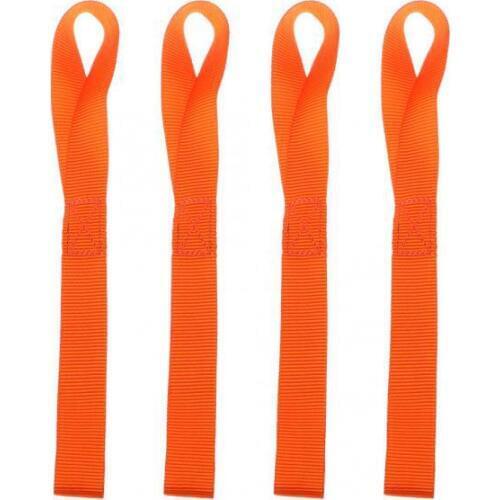 8pcs Soft Loop Tie-Down Straps for ATV Trailer Motorcycle Towing Hauling
