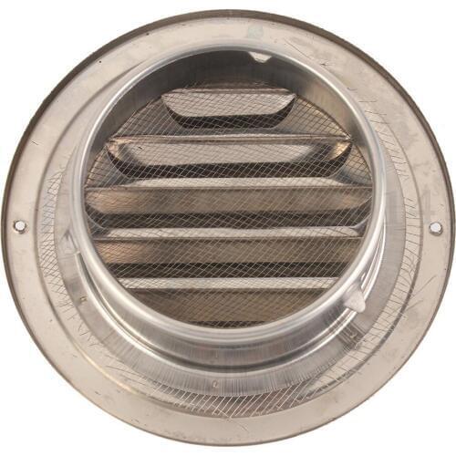 100mm BBQ Accessories Stainless Steel Round Circle Air Vent Grille Ducting Ventilation Cover
