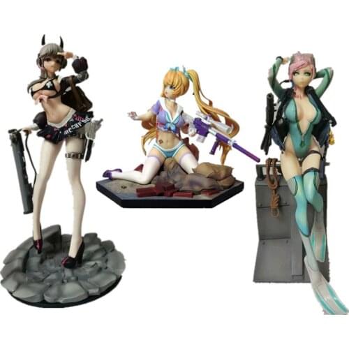Anime After-School Arena Megapower All-Rounder ELF Bullseye Orcus Froggirl Aegir PVC Action Figure Toy Model Doll Gift