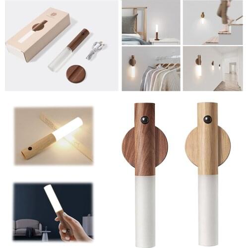 Wireless Lamp Sensor LED Door Lock Light Auto Motion Detector Lamp Kitchen Cabinet Wardrobe Stairway Wall Lamp Portable Light