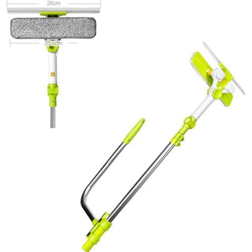 C,Upgraded Telescopic High-rise Window Cleaning Glass Cleaner Brush For Washing Window Dust Brush Clean Windows Hobot
