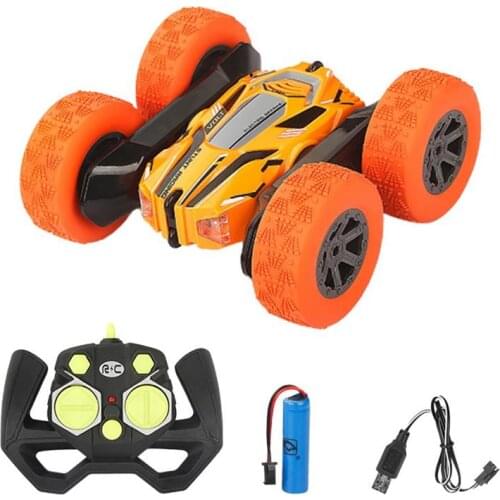 ChildrenS Double-Sided Stunt Off-Road Remote Control Car 2.4GHz Radio Remote Control Car Toy 360 Degree Stunt Dump Car Toy Gift