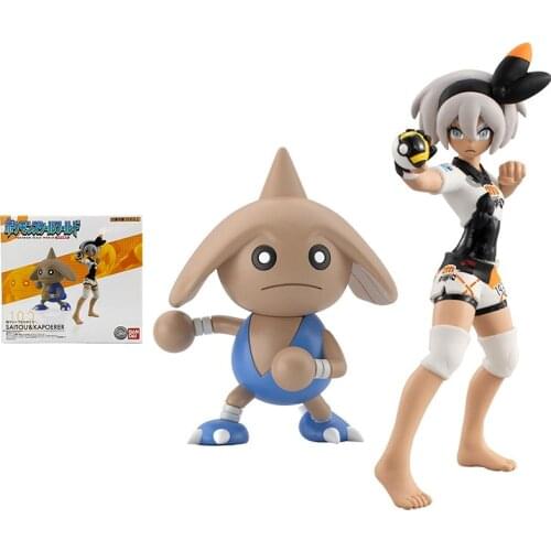 Bandai Pokemon Figures Scale World Galar Region Bea Hitmontop Action Figure Genuine Model Action Toy Figure Toys for Children