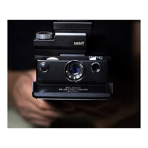 Polaroid SX70series mint670x camera SLR670-X MING EDITION Black -one shot- using 70 and 600 film
