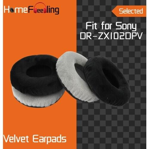 Homefeeling Earpads for Sony DR ZX102DPV Headphones Earpad Cushions Covers Velvet Ear Pad Replacement