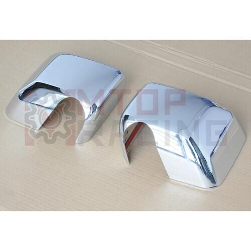 Plated Chrome Full Side Mirror Covers Trim For Jeep Wrangler JK 2007 2008 2009 2010 2011 2012 2013 2014 2015 2016 2017