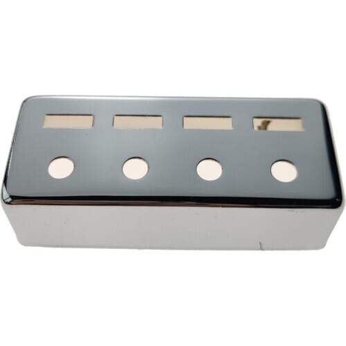 Exquisite Durable Copper Material 4 String Electric Guitar Pickup Cover (Chrome)