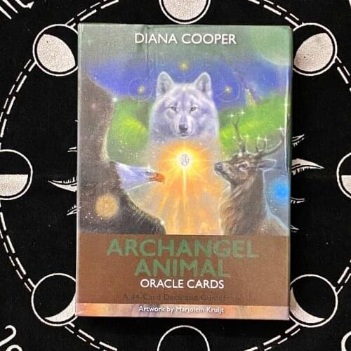Archangel Animal Oracle Cards Tarot Cards New Tarot English Oracle for Divination Fate Beginners Tarot Deck Board Game for Adult