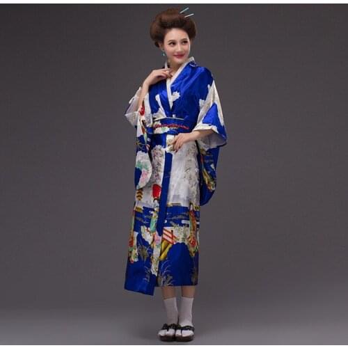 BALDAUREN Kimono Women National Stage Performance Costume Japanese Cuisine Costume Photo Photography Hefu